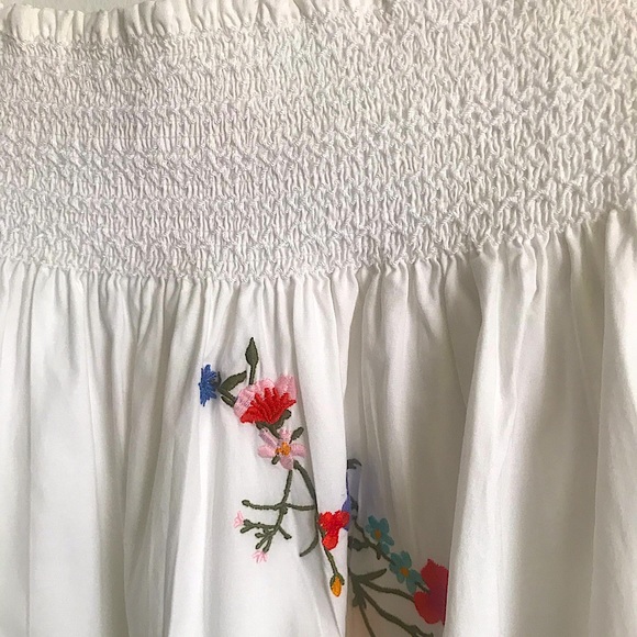 TORY BURCH Cassie Delphi Embroidered Skirt - Picture 10 of 14